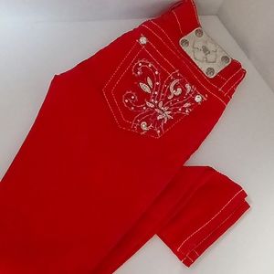 Red Miss Me Jeans